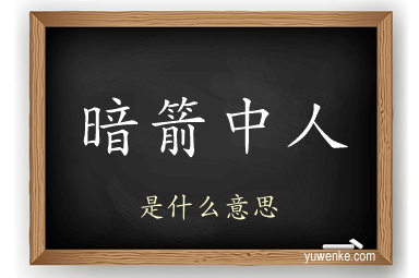 暗箭中人