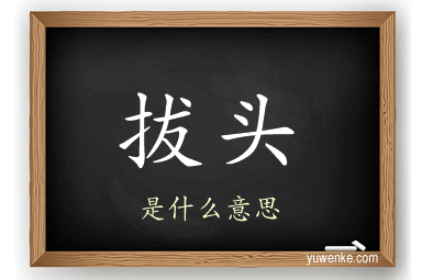 拔头