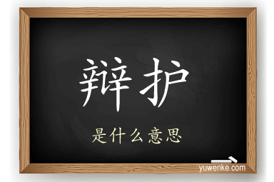 辩护