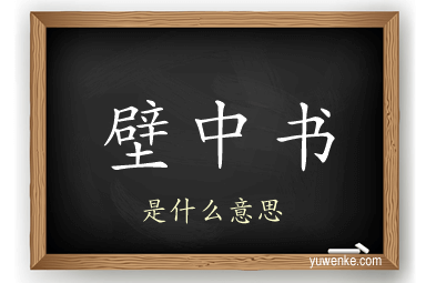 壁中书