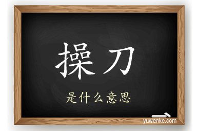 操刀