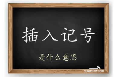 插入记号