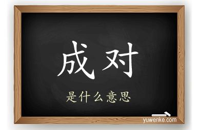 成对