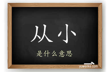 从小