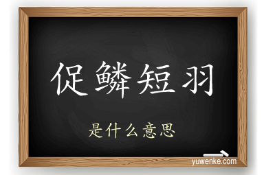 促鳞短羽