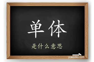 单体