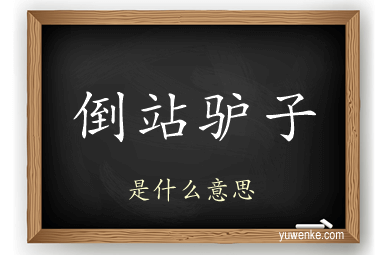 倒站驴子