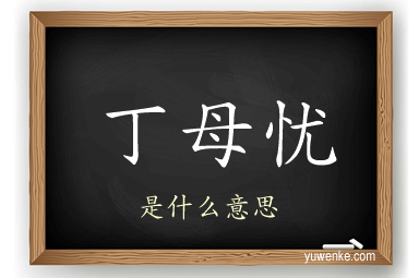 丁母忧