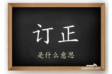订正