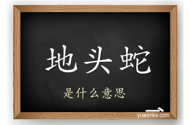 地头蛇