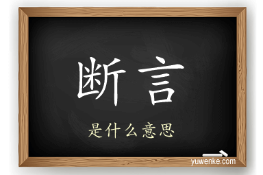 断言