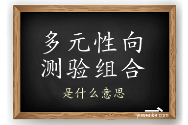 多元性向测验组合