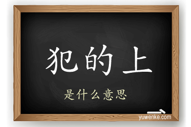 犯的上