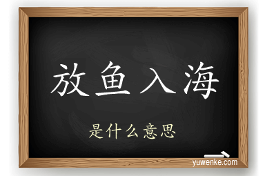放鱼入海