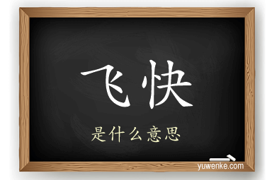 飞快