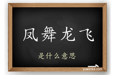 凤舞龙飞