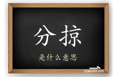 分掠