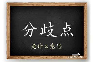 分歧点