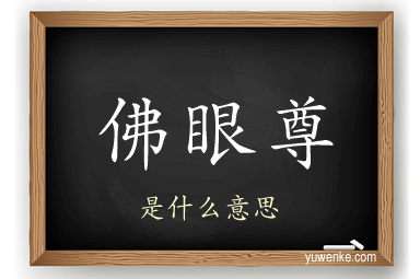 佛眼尊