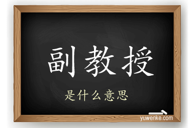 副教授