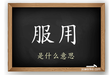 服用