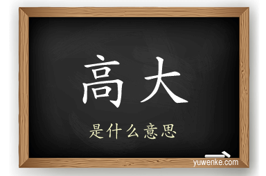 高大