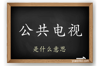 公共电视