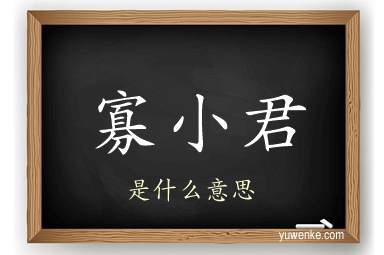 寡小君