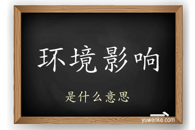 环境影响