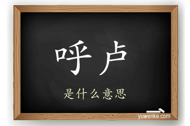 呼卢