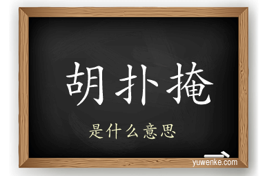 胡扑掩