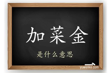加菜金