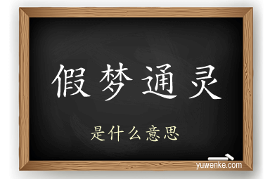 假梦通灵