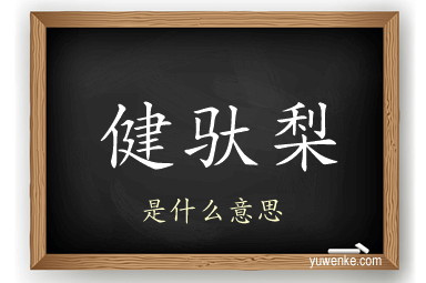 健驮梨