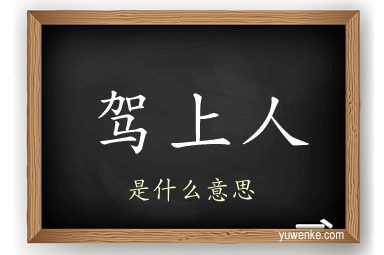 驾上人