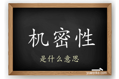 机密性