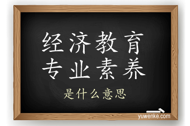 经济教育专业素养