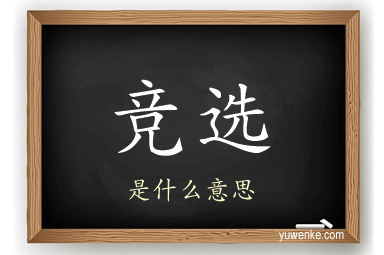 竞选