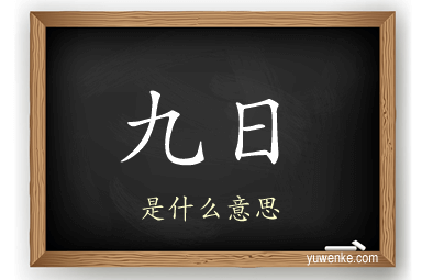 九日
