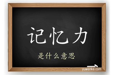 记忆力
