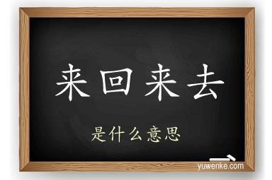 来回来去