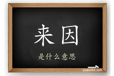 来因
