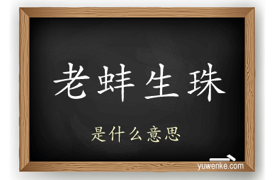 老蚌生珠