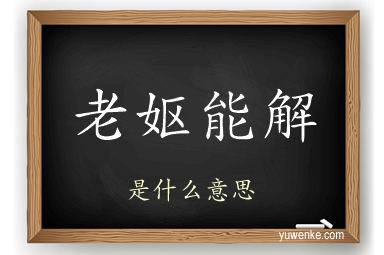 老妪能解