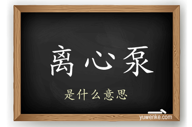 离心泵