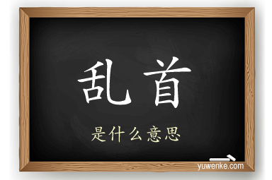 乱首