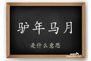 驴年马月