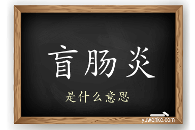 盲肠炎