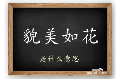 貌美如花