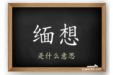 缅想